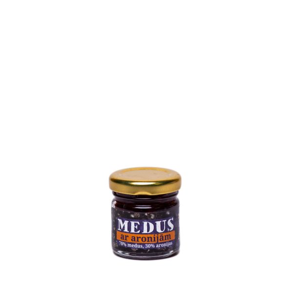 Medus ar aronijām 50g