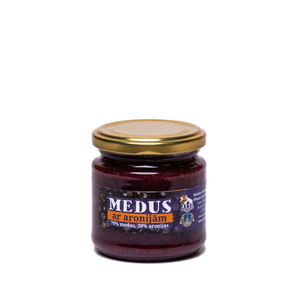 Medus ar aronijām 250g