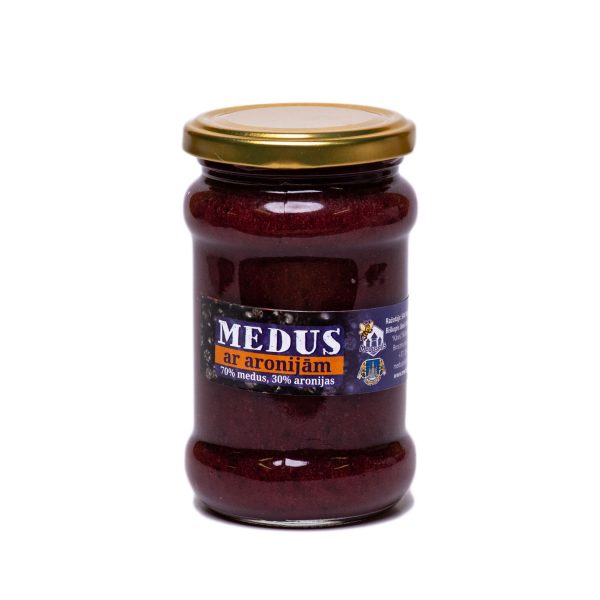 Medus ar aronijām 400g