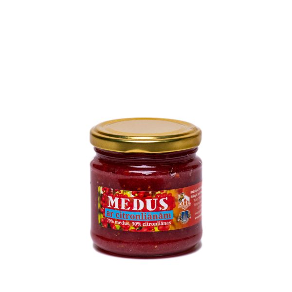 Medus ar citronliānām 250g
