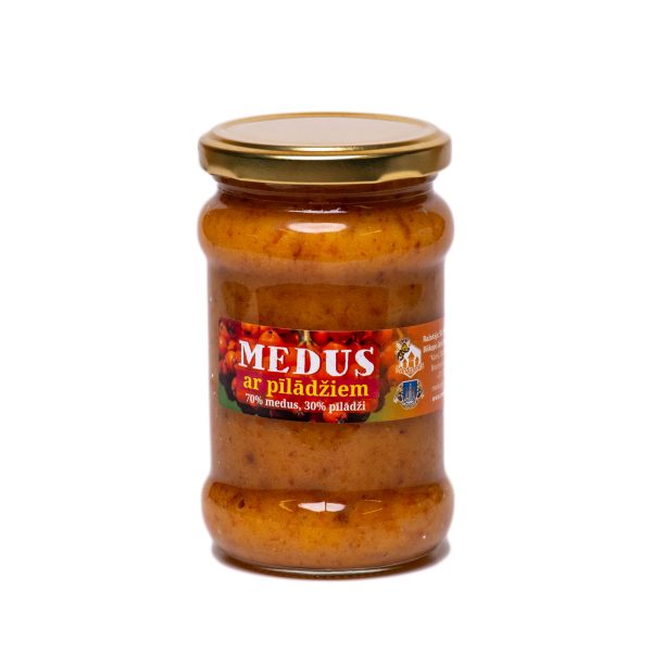 Medus ar pīlādžiem 400g