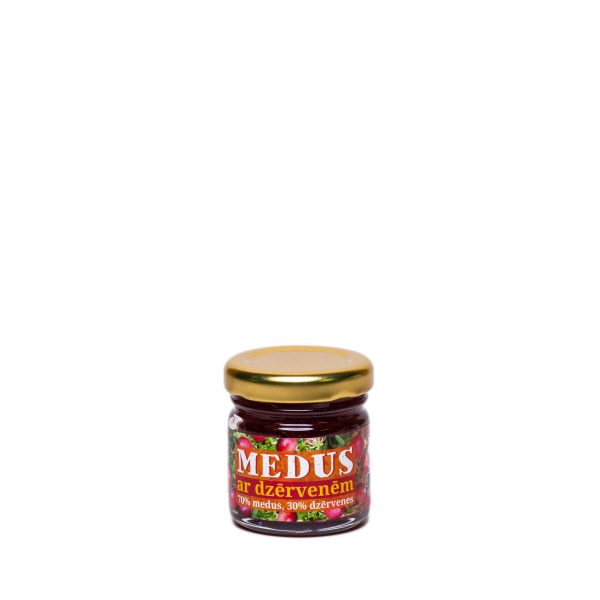 Medus ar dzērvenēm 50g