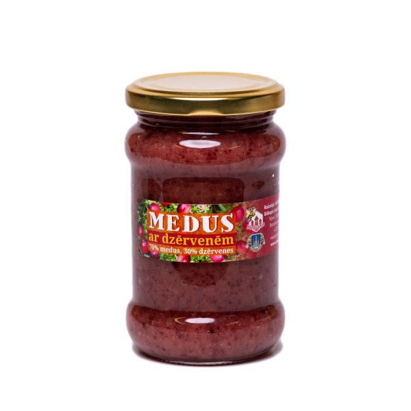 Medus ar dzērvenēm 400g