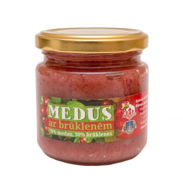 Medus ar brūklenēm 250g