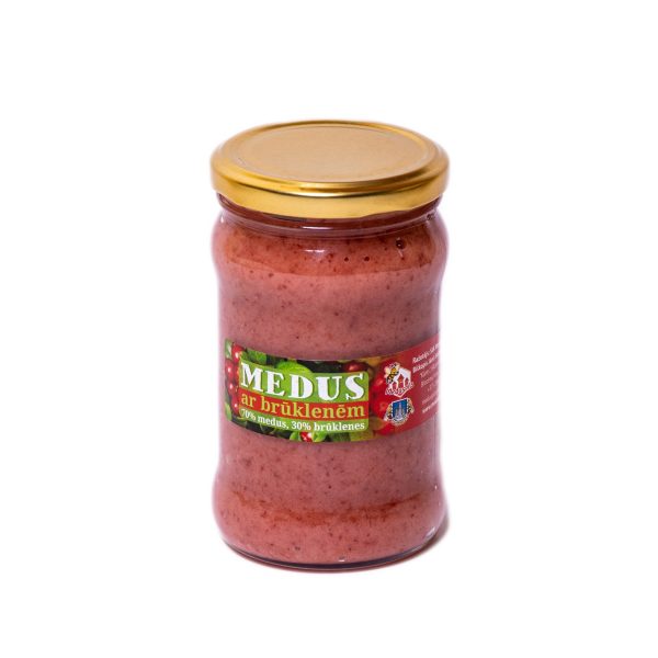 Medus ar brūklenēm 400g